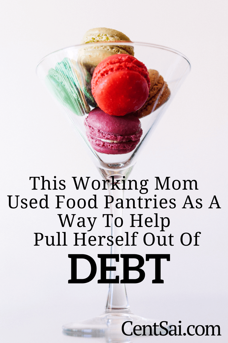 This Working Mom Used Food Pantries As A Way To Help Pull Herself Out of Debt. Smart people, facing extremely hard times, will use free food pantries not only to fill their stomach but to improve their bottom line.