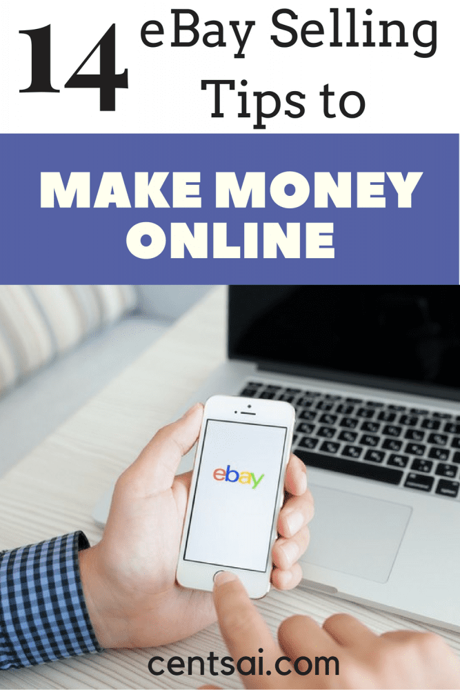 14 eBay Selling Tips to Make More Money Online. Unbelievable! Here are 14 eBay selling tips to help you make more money! Thanks for pinning!