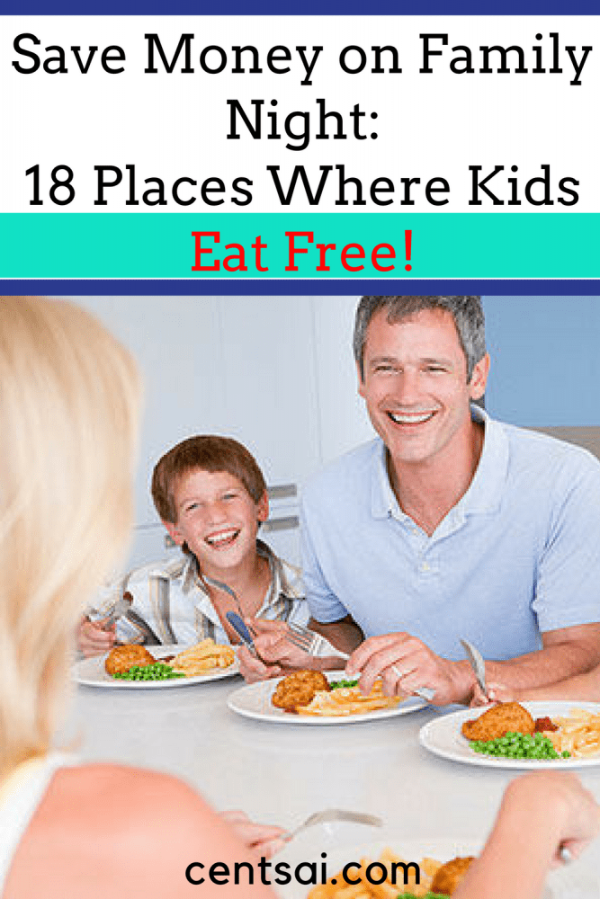 Save Money on Family Night: 18 Places Where Kids Eat Free! So you want to treat the family, but you're on a budget. No worries – there are plenty of places where kids eat free!