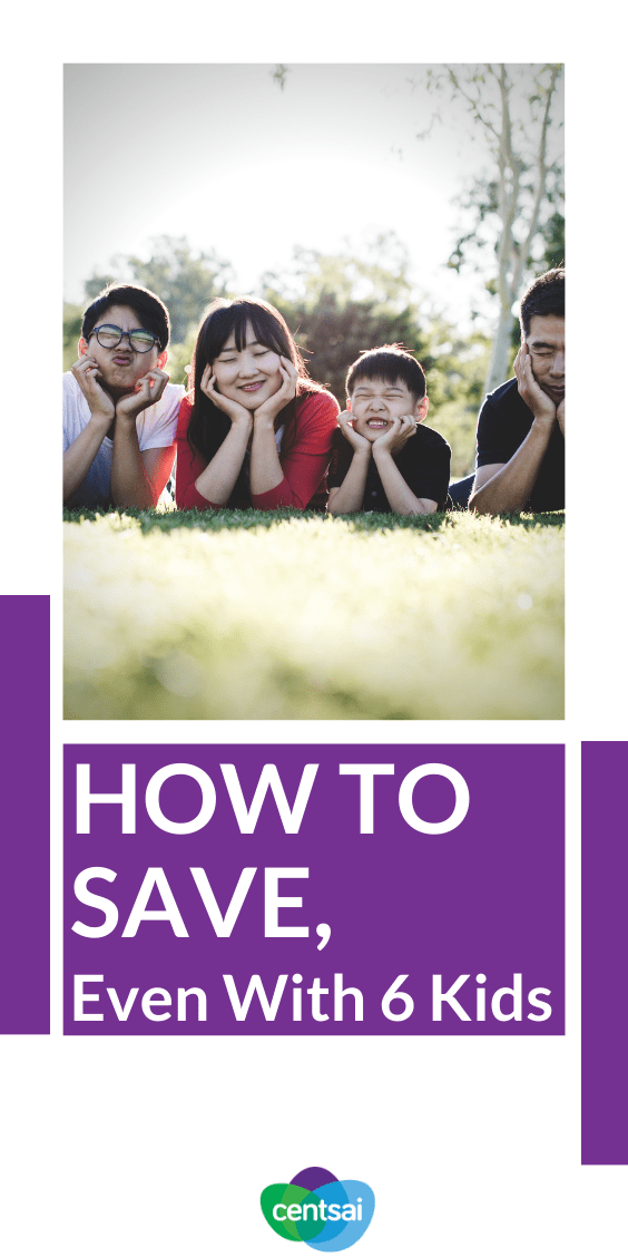 Do you ever worry about being able to provide for your kids? Anybody with a big family and a small income can tell you that budgeting is often stressful. But never fear — we've got you covered. Check out this mom's great tips on money budgeting and to save money on a large-family budget. #savingmoneytips #moneybudgeting #smartmoneytips