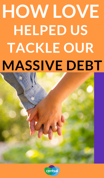 How Love Helped Us Tackle Our Massive Debt. Having tons of debt is scary, especially if you're dealing with both your own and a spouse's. Learn how to handle student loans and marriage. #debtmanagement #relationship #marriage #studentloans #studentloansdebt