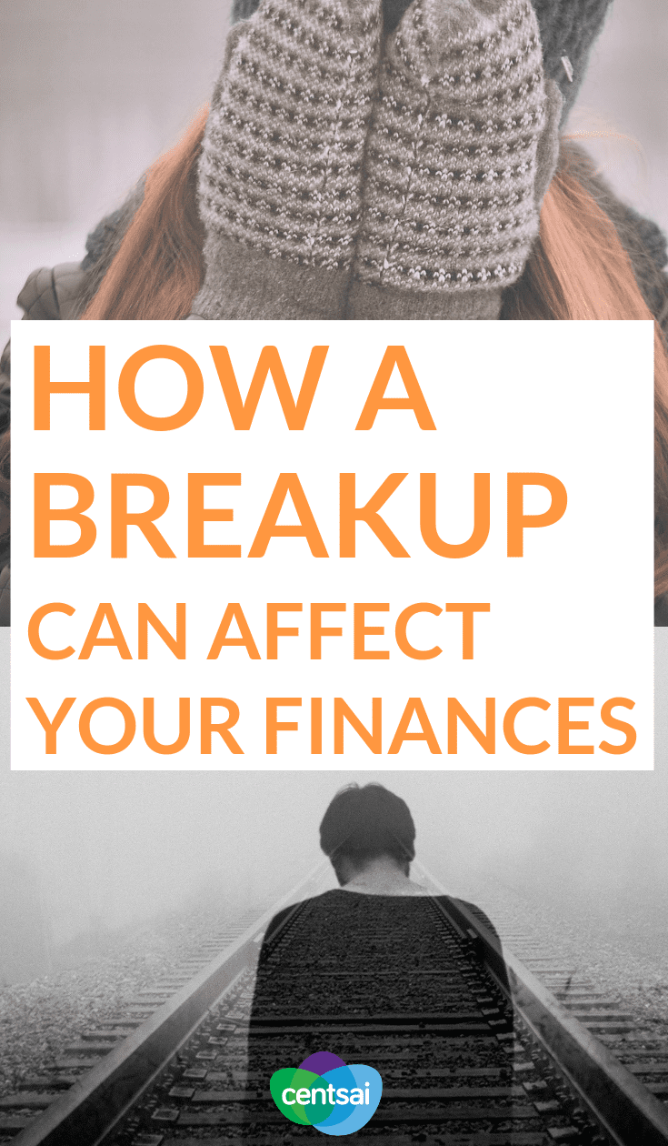 How a Breakup Can Affect Your Finances. The side effects of a breakup can be emotionally devastating, but what about the financial cost of lost love? You'd be surprised. #breakup #finances #moneymanagement 