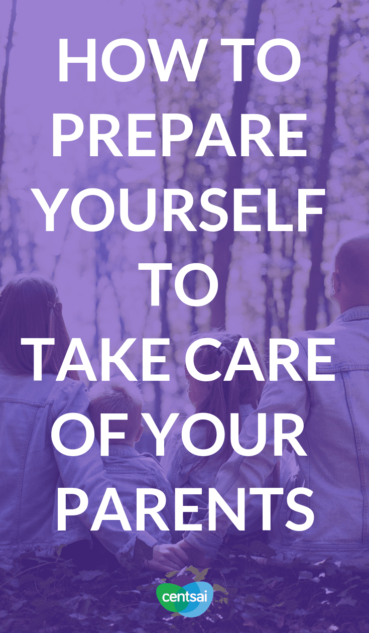 How to Prepare Yourself to Take Care of Your Parents. Whether we like it or not, all of our parents are getting older. It's time to prepare. Make sure you're ready to take care of your parents. #personalfinancetips #moneymanagement #financialmatter