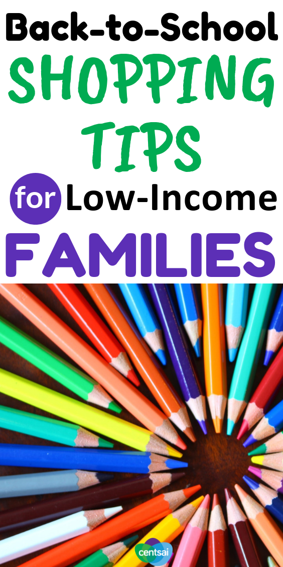 Back-to-School Shopping Tips for Low-Income Families. It's tough to get your kids ready for the new school year when the budget is tight. Check out these back-to-school shopping tips to help make ends meet. #educationblogs #insufficientfunds #backtoschool #backtoschoolshoppingtips