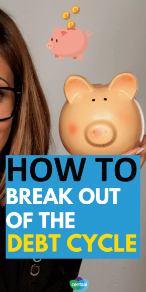 How to Break Out of the Debt Cycle. Do you ever feel like you're stuck in a hamster wheel when it comes to debt? Check out these tips on how to break out of the debt cycle once and for all. #debt #debtmanagement #debtcycle