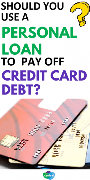 Is it a smart idea to use a #personalloan to pay off #creditcard debt? Check out the pros and cons to see if it's the right move for you. #creditcarddebt #improvecreditscore #creditscore #bettercreditscore