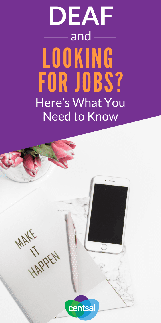Looking for jobs is challenging for anybody, but especially if you're deaf. Check out these tips and resources to help you with your search. #deaf #disability #awereness #hacks
