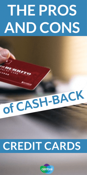 There are tons of benefits of cash-back cards, but don't fall prey to their traps. Check out these hacks and learn the pros and cons of cash-back credit cards today. #CentSai #tips #debt #hacks #creditcard