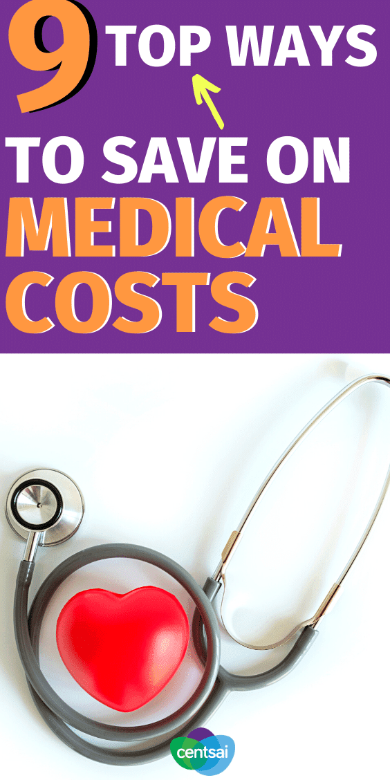 9 Top Ways to Save on Medical Costs. Does the cost of health care make you feel sick all over again? You're not the only one. Check out these ways to save on medical costs. #CentSai #healthinsurance #healthcare #savingtips #smartmoneytips
